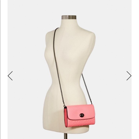 TRADED Coach Chain Crossbody - Picture 2 of 5